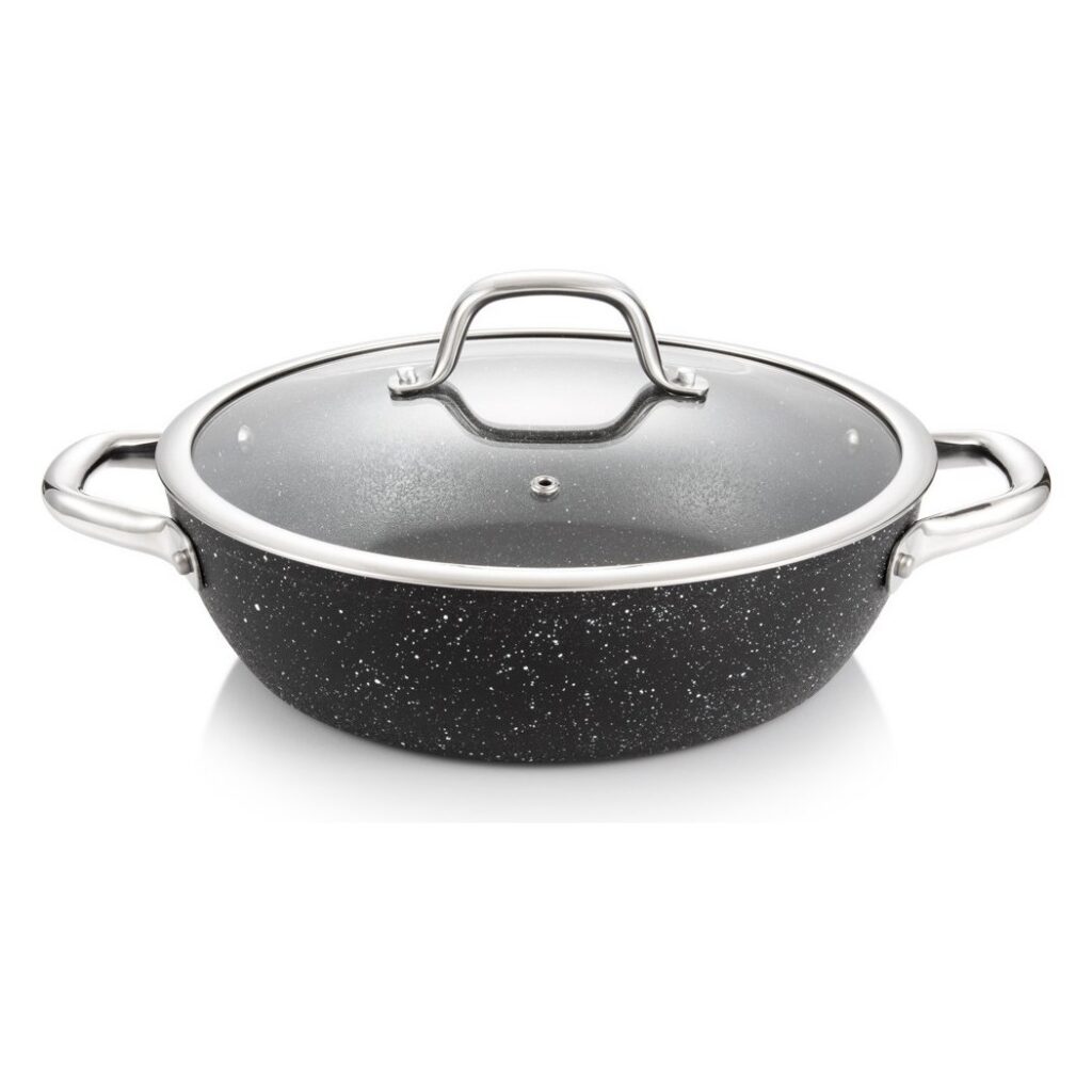 Tescoma PRESIDENT Stone – hlboká panvica s pokrievkou ø 26 cm